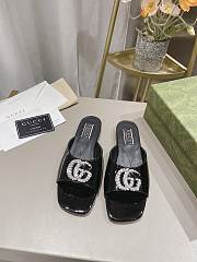 Bagsaaa Gucci Double G Slides Black - 1