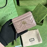 Bagsaaa Gucci Marmont Dust Pink Wallet - 1