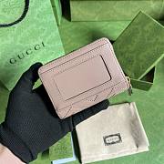 Bagsaaa Gucci Marmont Dust Pink Wallet - 4