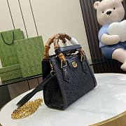 Bagsaaa Gucci Diana mini leather handbag - 3