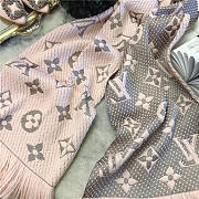 Bagsaaa Louis Vuitton Monogram scarf in pink 170cm x 30cm - 6