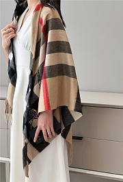 	 Bagsaaa Burberry Cape In Brown 167cm x 85cm - 5