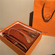 Bagsaaa Hermes Poncho In Orange 171cm x 142cm - 4
