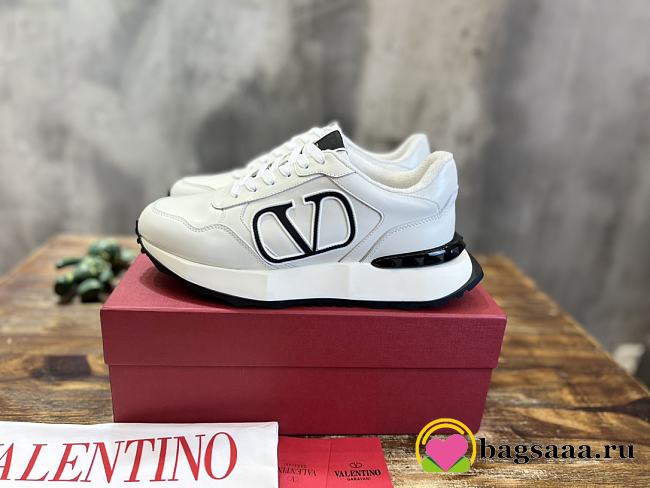 	 Bagsaaa Valentino White Sneakers - 1