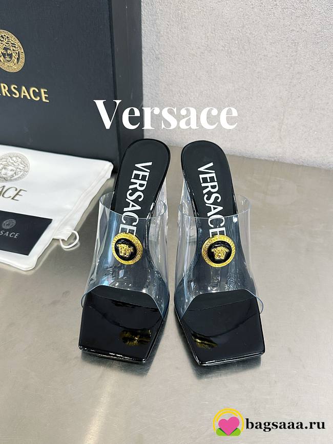 Bagsaaa Versace Sandals In Black - 1