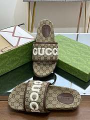 Bagsaaa Gucci Slides Small GG Ebony In Brown 02 - 2
