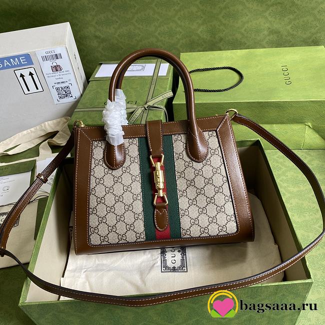 	 Bagsaaa Gucci Jackie 1961 Medium Top Handle Bag - 1