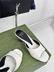 	 Bagsaaa Gucci Blondie Sandals In White Leather - 2