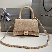 	 Bagsaaa Balenciaga Hourglass In Nude Crystal - 23x10x24cm - 1