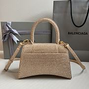 	 Bagsaaa Balenciaga Hourglass In Nude Crystal - 23x10x24cm - 6