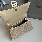 	 Bagsaaa Balenciaga Hourglass In Nude Crystal - 23x10x24cm - 4