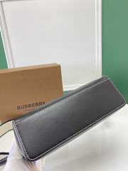 	 Bagsaaa Burberry Note Topstitched Crossbody Bag In Black - 6