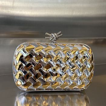 Bagsaa Bottega Veneta Knot Silver & Gold - 19x11.5x5cm