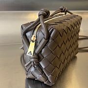 Bagsaaa Bottega Veneta Loop Bag Dark Brown - 17x10x6cm - 2