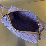 	 Bagsaaa Bottega Veneta Loop Bag Dark Purple - 17x10x6cm - 3