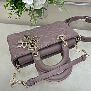 	 Bagsaaa Dior Lady D - Joy Small In Pink Leather - 22x12x6 cm - 5