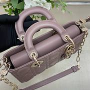 	 Bagsaaa Dior Lady D - Joy Small In Pink Leather - 22x12x6 cm - 2
