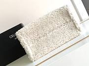 	 Bagsaaa Celine Small Cabas Thais in white Shearling  - 25.5x18.5x12cm - 3