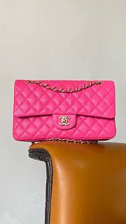 Bagsaaa Chanel Classic Flap Bag In Hot Pink Caviar - 25cm - 1