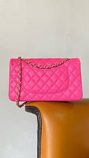 Bagsaaa Chanel Classic Flap Bag In Hot Pink Caviar - 25cm - 6