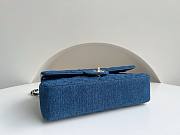 	 Bagsaaa Chanel Classic Flap Bag Dark blue Denim - 25cm - 6