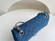 	 Bagsaaa Chanel Classic Flap Bag Dark blue Denim - 25cm - 5