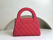	 Bagsaaa Chanel 23K Kelly Denim Red Bag - 19x13x7cm - 4