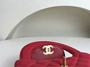 	 Bagsaaa Chanel 23K Kelly Denim Red Bag - 19x13x7cm - 3