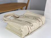 Bagsaaa Chloe Medium Woody Tote Bag Nylon White - 37x26x12cm - 5