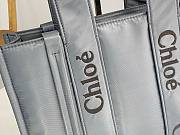 Bagsaaa Chloe Medium Woody Tote Bag Nylon Grey - 37x26x12cm - 6