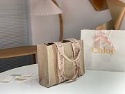 	 Bagsaaa Chloe Medium Woody Tote Bag Pink - 37x26x12cm - 5