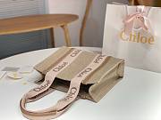 	 Bagsaaa Chloe Medium Woody Tote Bag Pink - 37x26x12cm - 2