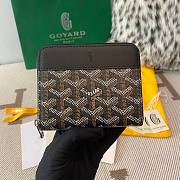 	 Bagsaaa Goyard Matignon Black Wallet  - 1