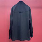 Bagsaaa Louis Vuitton Flocked Casual Cotton Overshirt - 3