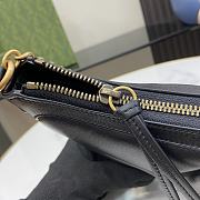 Bagsaaa Gucci GG Marmont Small Shoulder Bag Black - 17x 26x 4cm - 3