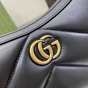 Bagsaaa Gucci GG Marmont Small Shoulder Bag Black - 17x 26x 4cm - 5