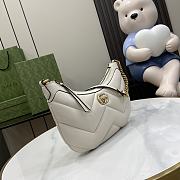 	 Bagsaaa Gucci GG Marmont Small Shoulder Bag White - 17x 26x 4cm - 5