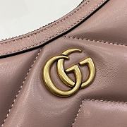 	 Bagsaaa Gucci GG Marmont Small Shoulder Bag Pink - 17x 26x 4cm - 4