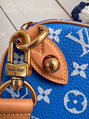 	 Bagsaaa Louis Vuitton Speedy 25 Blue Color - 25 x 15 x 15cm - 3