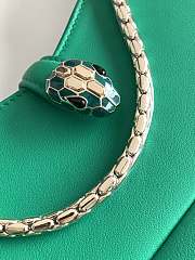 	 Bagsaaa Serpenti Baia small shoulder bag in green - 27.5*18*4.5cm - 3