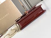 	 Bagsaaa Bvlgari Serpenti Forever bag in red with patent leather - 20*14*4.5cm - 6
