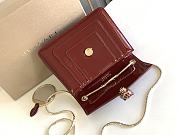 	 Bagsaaa Bvlgari Serpenti Forever bag in red with patent leather - 20*14*4.5cm - 5