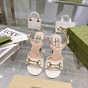 Bagsaaa Gucci  Horsebit Mid Heel Sandals - 5