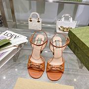 Bagsaaa Gucci  Horsebit Mid Heel Sandals - 3