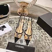 Bagsaaa Chanel Slingback Pump Black & Beige - 1