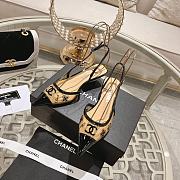 Bagsaaa Chanel Slingback Pump Black & Beige - 6
