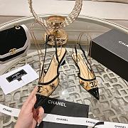 Bagsaaa Chanel Slingback Pump Black & Beige - 5