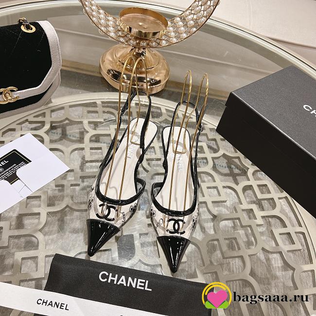 	 Bagsaaa Chanel Slingback Pump Black - 1