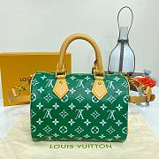 Bagsaaa Louis Vuitton Speedy 25 Green Color - 25 x 15 x 15cm - 2