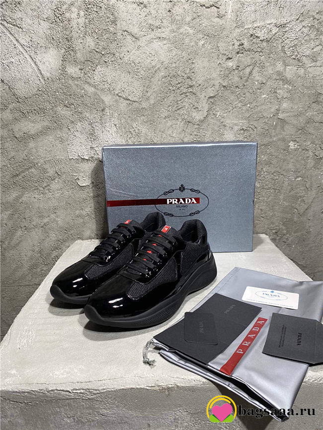 Bagsaaa Prada America's Cup sneakers Black - 1